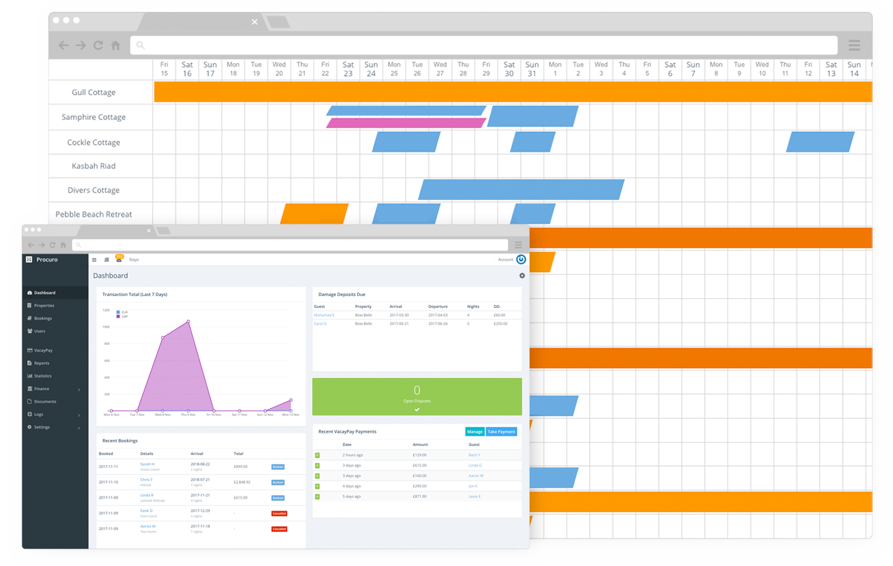 Property & booking management platforms