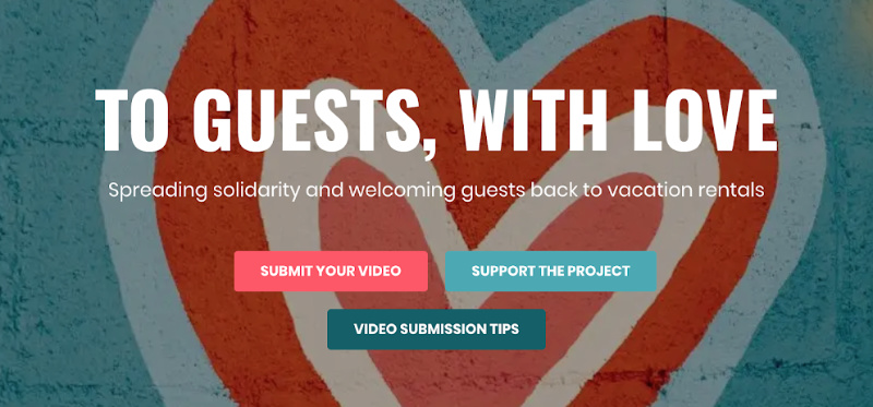 to guests with love